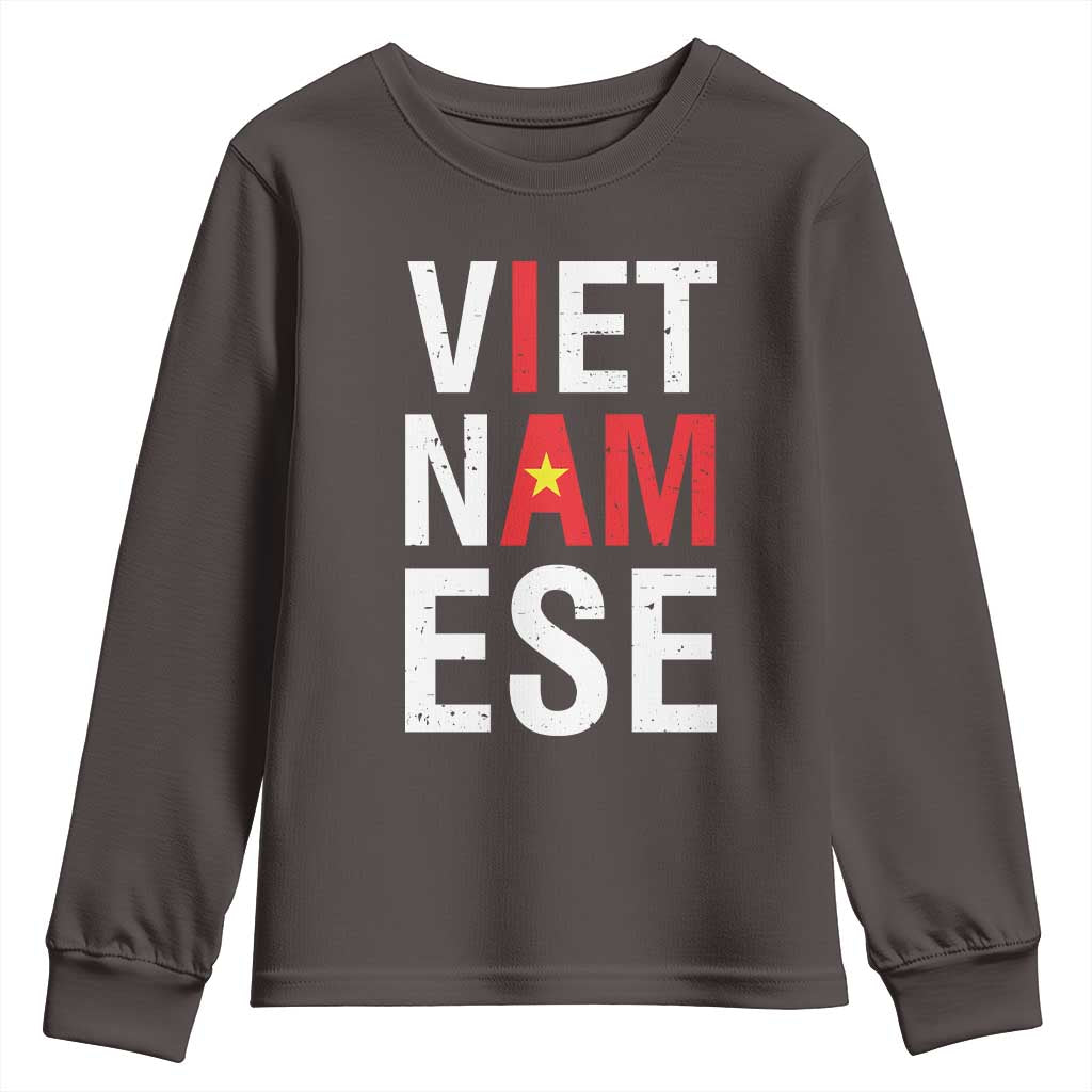 I Am Vietnamese Youth Sweatshirt Viet Nam Flag Pride
