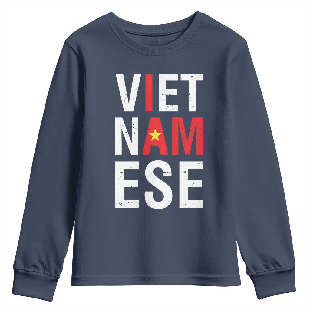I Am Vietnamese Youth Sweatshirt Viet Nam Flag Pride