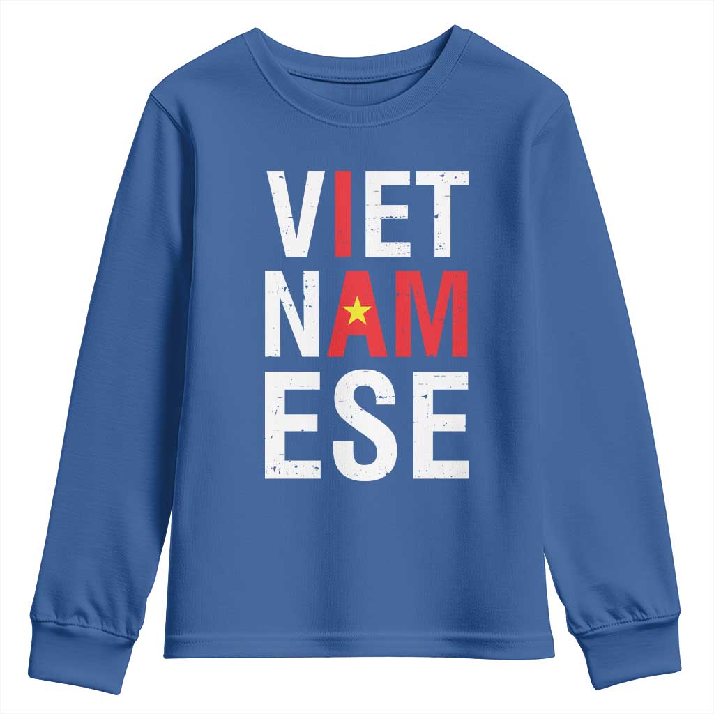 I Am Vietnamese Youth Sweatshirt Viet Nam Flag Pride