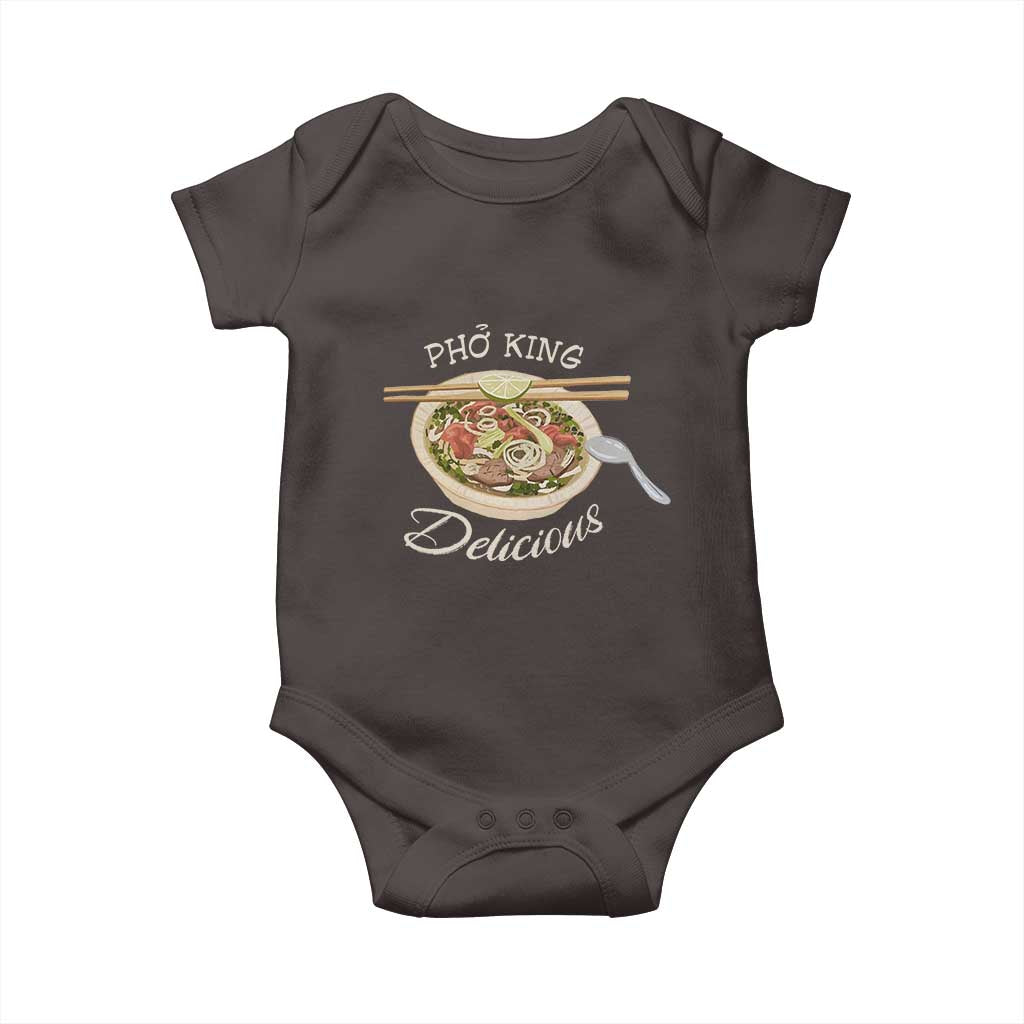 Vietnamese Food Lover Baby Onesie Pho King Delicious