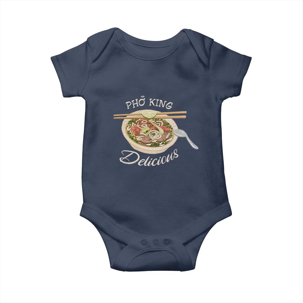 Vietnamese Food Lover Baby Onesie Pho King Delicious