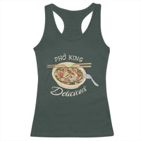 Vietnamese Food Lover Racerback Tank Top Pho King Delicious