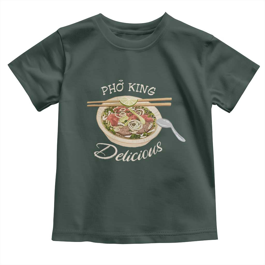 Vietnamese Food Lover Toddler T Shirt Pho King Delicious