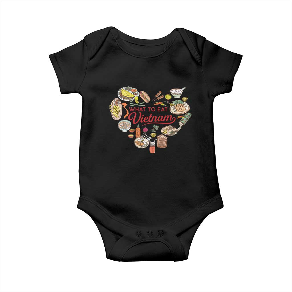 Vietnamese Food Lover Baby Onesie What To Eat In Vietnam Viet Nam