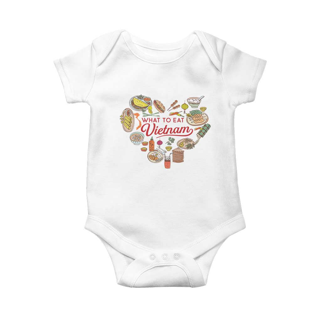 Vietnamese Food Lover Baby Onesie What To Eat In Vietnam Viet Nam