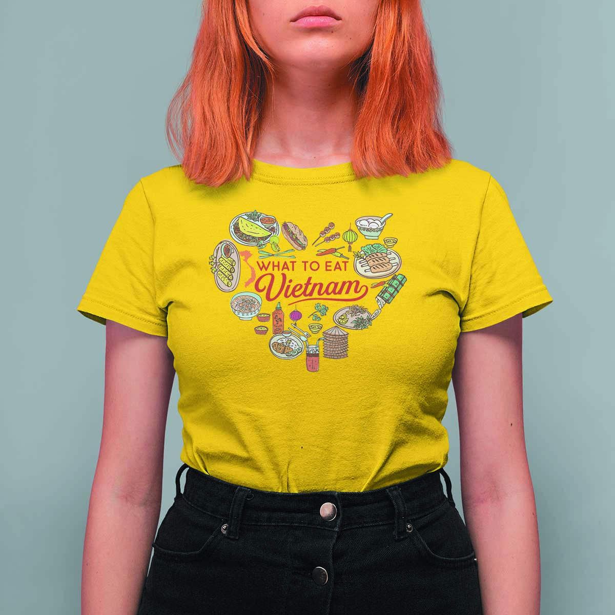 Vietnamese Food Lover T Shirt For Women What To Eat In Vietnam Viet Nam - Wonder Print Shop