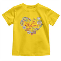 Vietnamese Food Lover Toddler T Shirt What To Eat In Vietnam Viet Nam