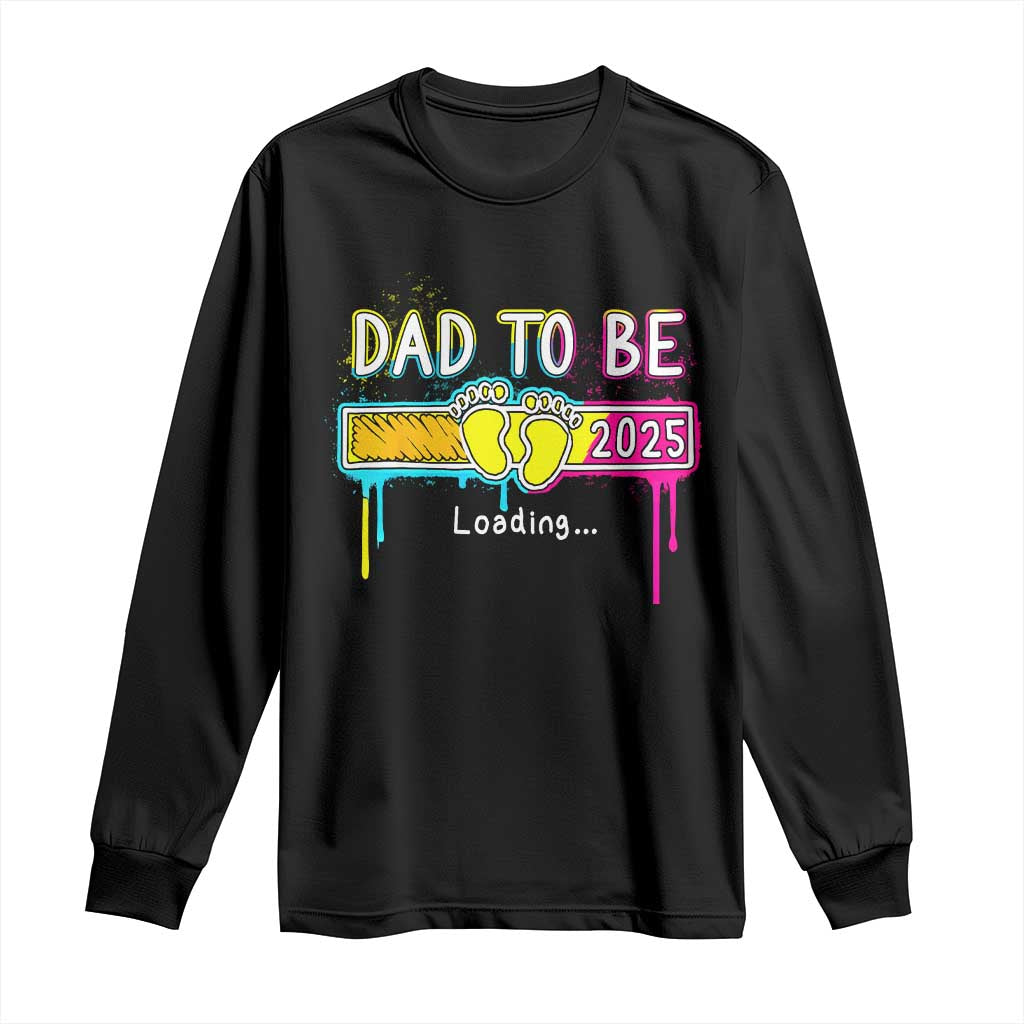 New Dad 2025 Long Sleeve Shirt Loading Dad To Be Est 2025