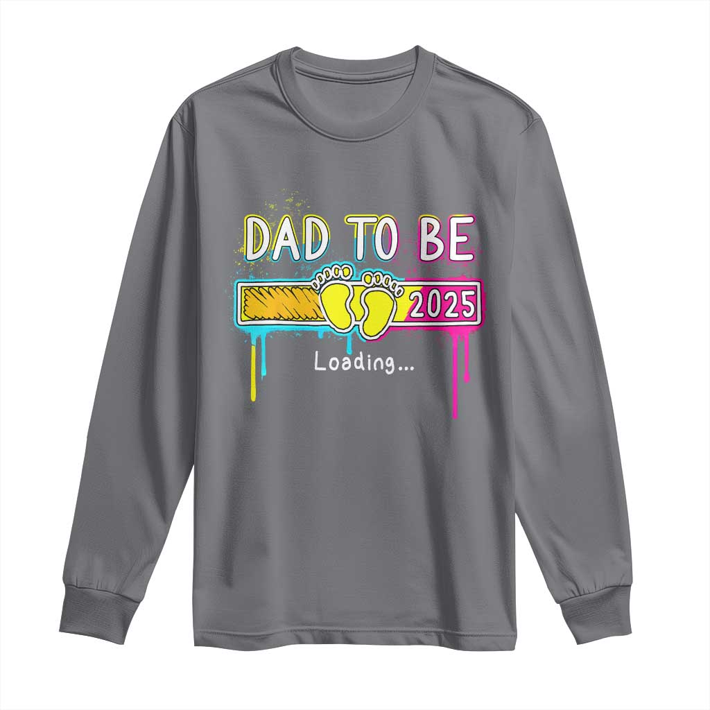 New Dad 2025 Long Sleeve Shirt Loading Dad To Be Est 2025