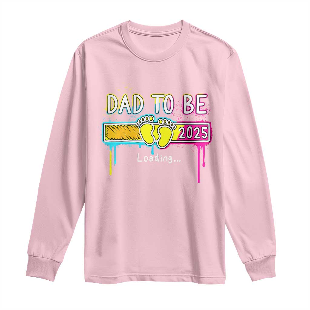 New Dad 2025 Long Sleeve Shirt Loading Dad To Be Est 2025