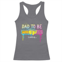 New Dad 2025 Racerback Tank Top Loading Dad To Be Est 2025