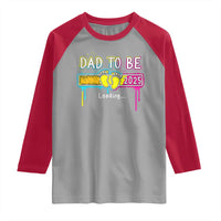 New Dad 2025 Raglan Shirt Loading Dad To Be Est 2025
