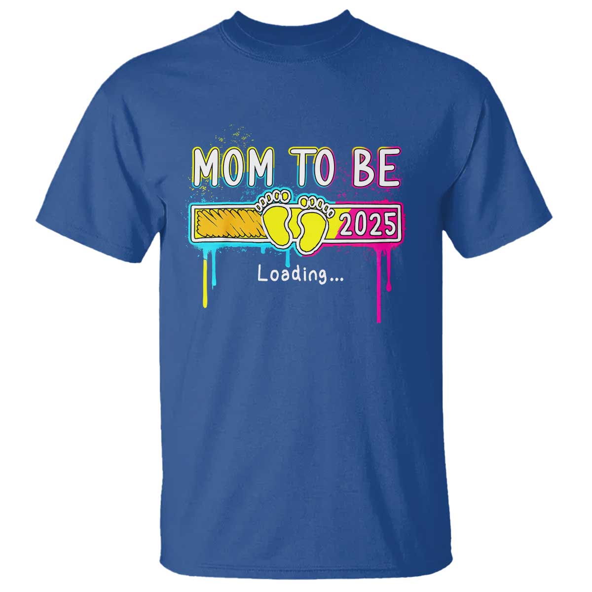 New Mom 2025 T Shirt Loading Mom To Be Est 2025 - Wonder Print Shop