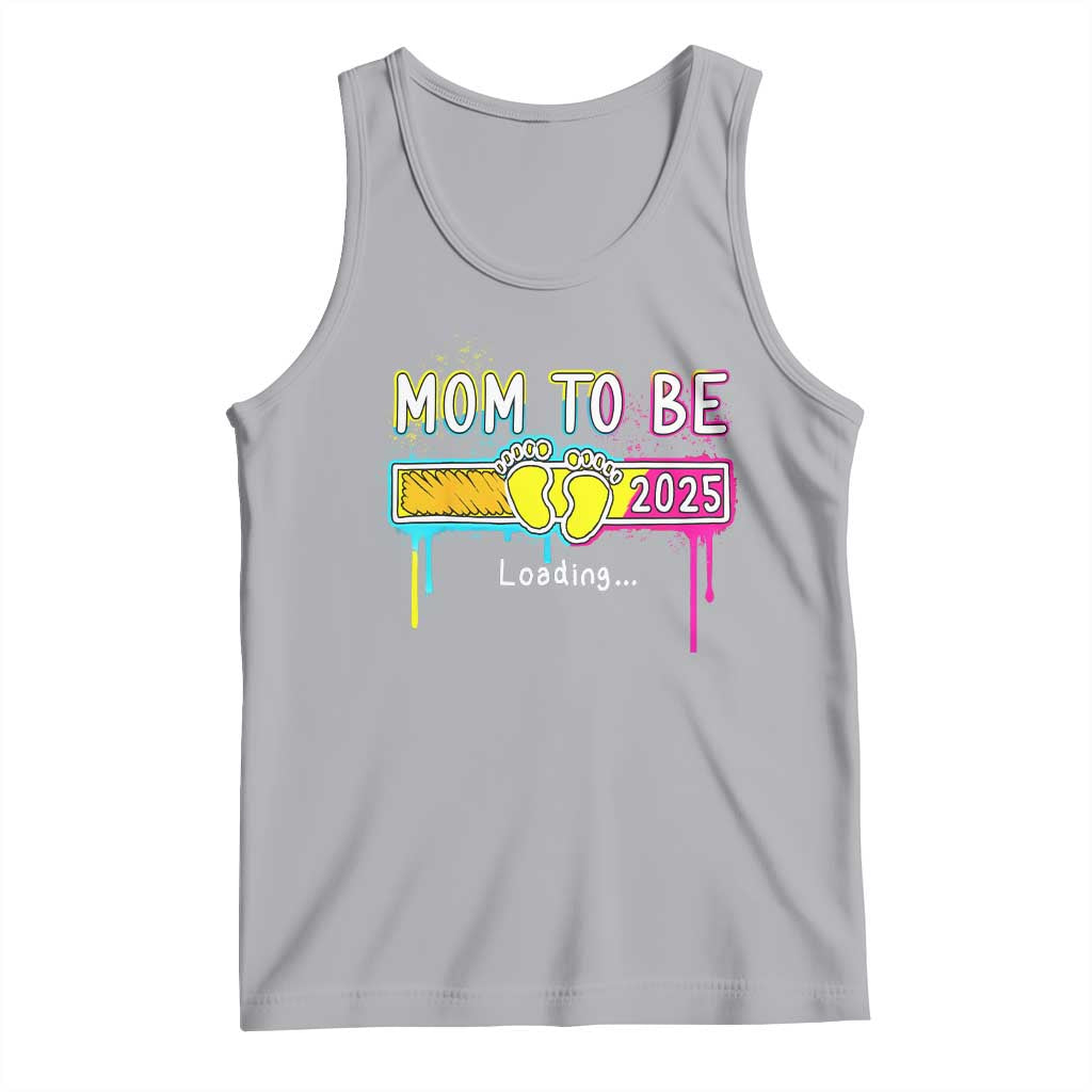 New Mom 2025 Tank Top Loading Mom To Be Est 2025