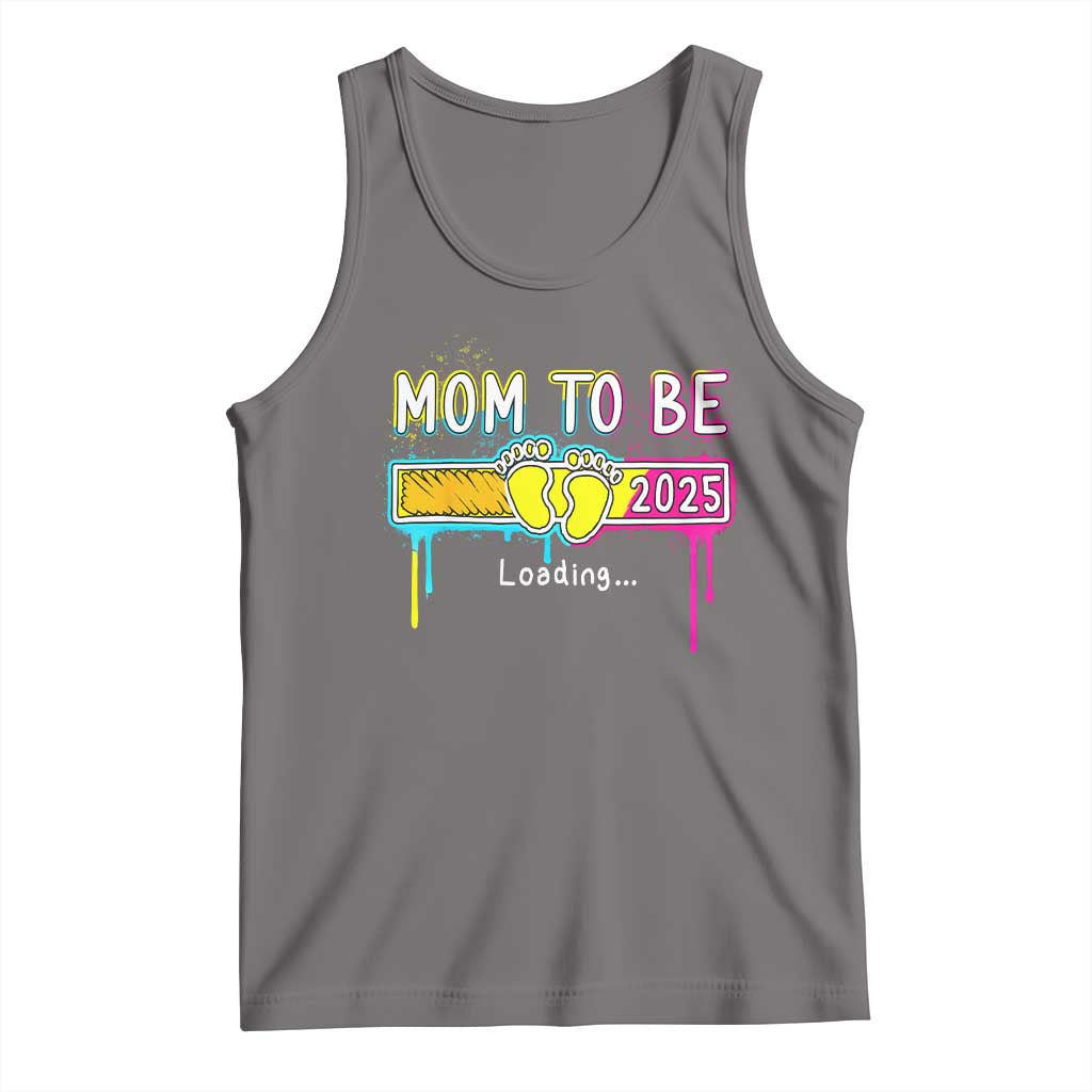 New Mom 2025 Tank Top Loading Mom To Be Est 2025