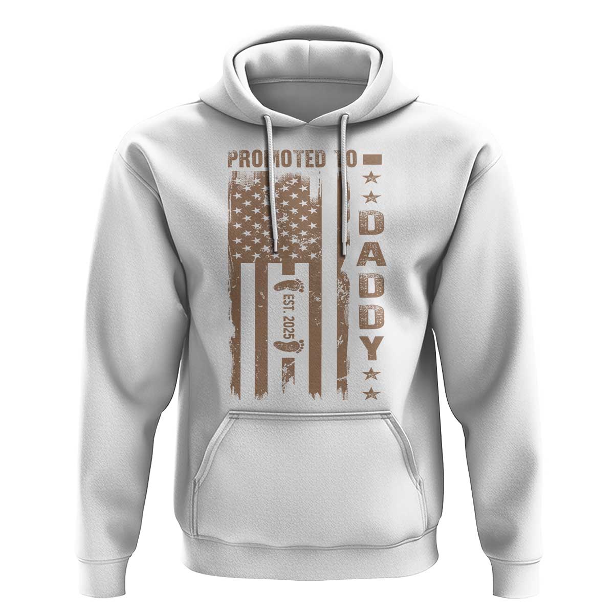 New Dad 2025 Hoodie Promoted To Daddy Est 2025