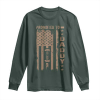 New Dad 2025 Long Sleeve Shirt Promoted To Daddy Est 2025