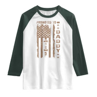 New Dad 2025 Raglan Shirt Promoted To Daddy Est 2025