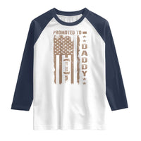 New Dad 2025 Raglan Shirt Promoted To Daddy Est 2025