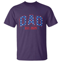 Dad Est 2025 T Shirt Patriotic America Flag New Father - Wonder Print Shop