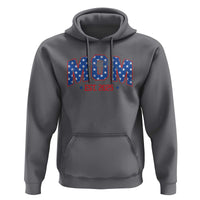 Mom Est 2025 Hoodie Patriotic America Flag New Mother