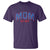 Mom Est 2025 T Shirt Patriotic America Flag New Mother - Wonder Print Shop