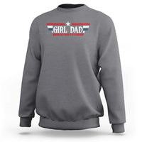 Girl Dad Est 2025 Sweatshirt New Dad Of Little Girl Daughter