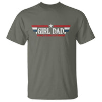 Girl Dad Est 2025 T Shirt New Dad Of Little Girl Daughter - Wonder Print Shop