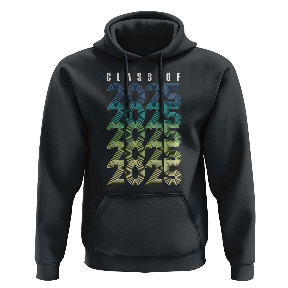 Graduation Hoodie Class Of 2025 Retro