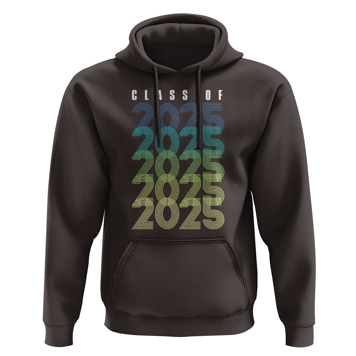 Graduation Hoodie Class Of 2025 Retro
