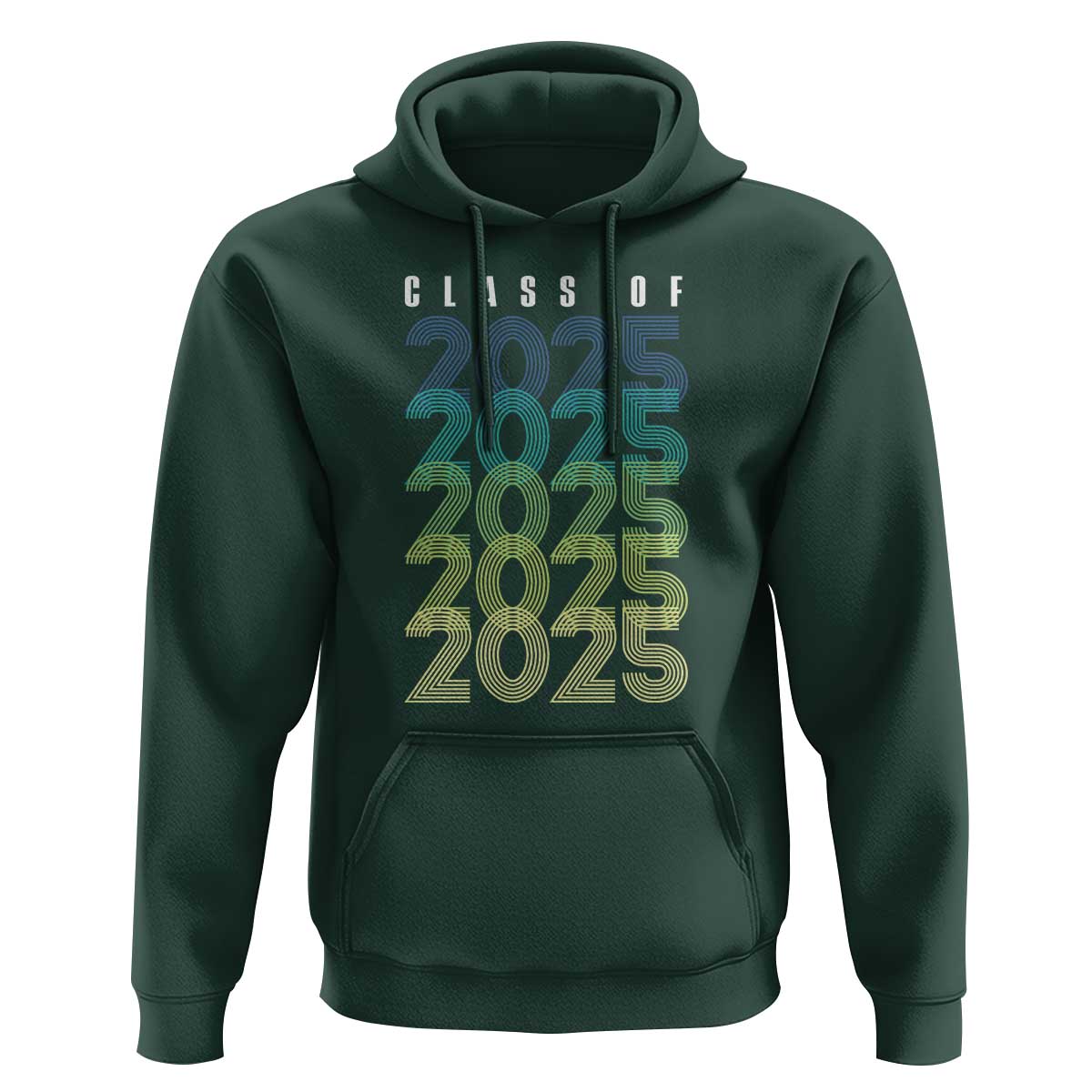 Graduation Hoodie Class Of 2025 Retro