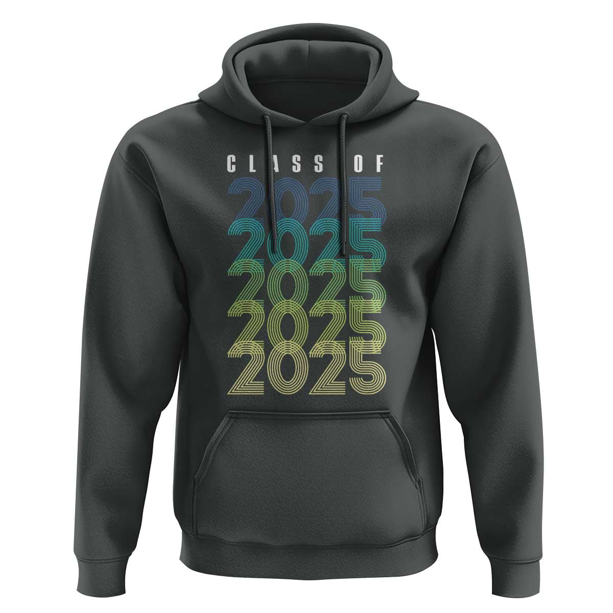 Graduation Hoodie Class Of 2025 Retro