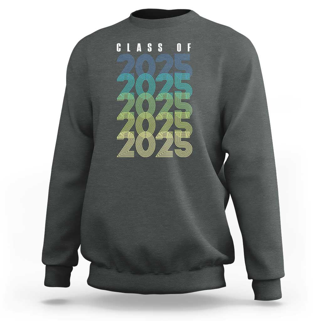 Graduation Sweatshirt Class Of 2025 Retro