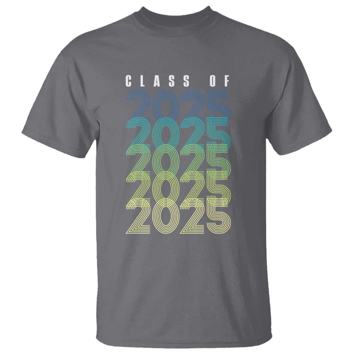 Graduation T Shirt Class Of 2025 Retro - Wonder Print Shop