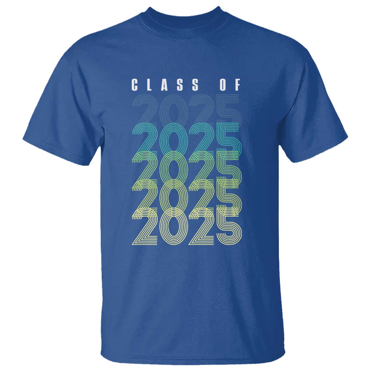 Graduation T Shirt Class Of 2025 Retro - Wonder Print Shop