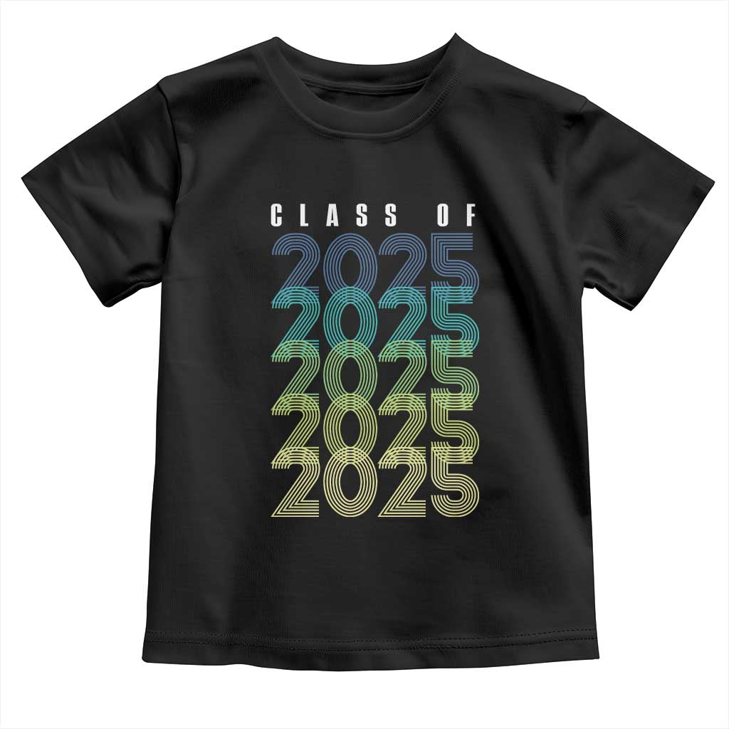 Graduation Toddler T Shirt Class Of 2025 Retro