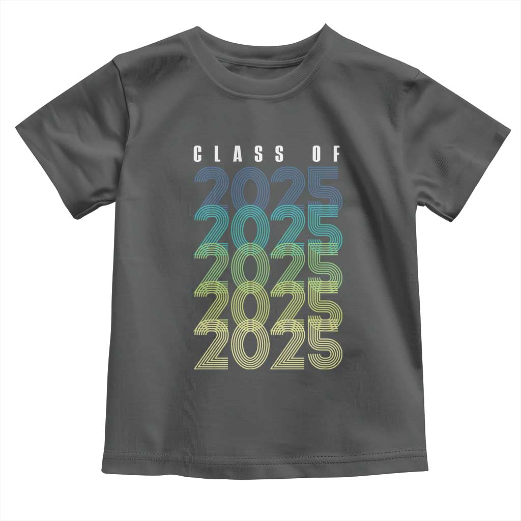 Graduation Toddler T Shirt Class Of 2025 Retro