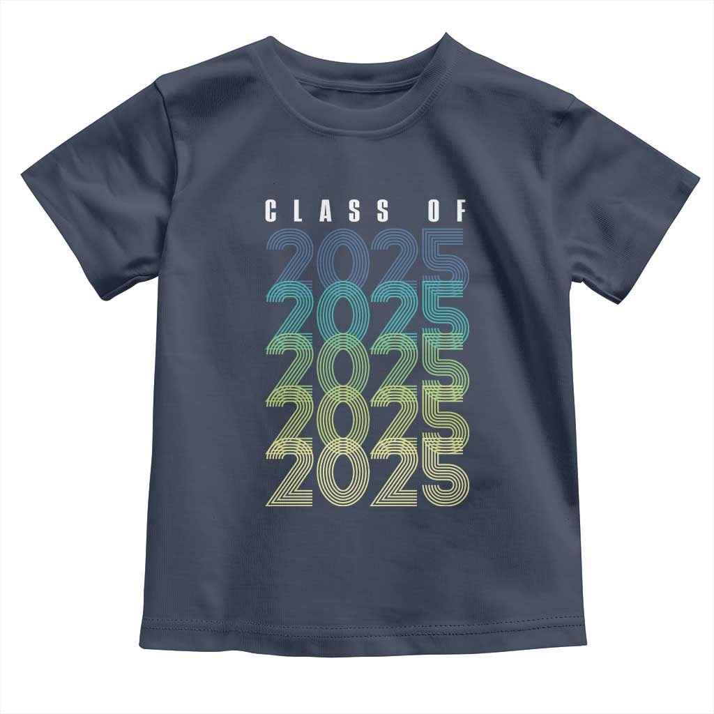 Graduation Toddler T Shirt Class Of 2025 Retro