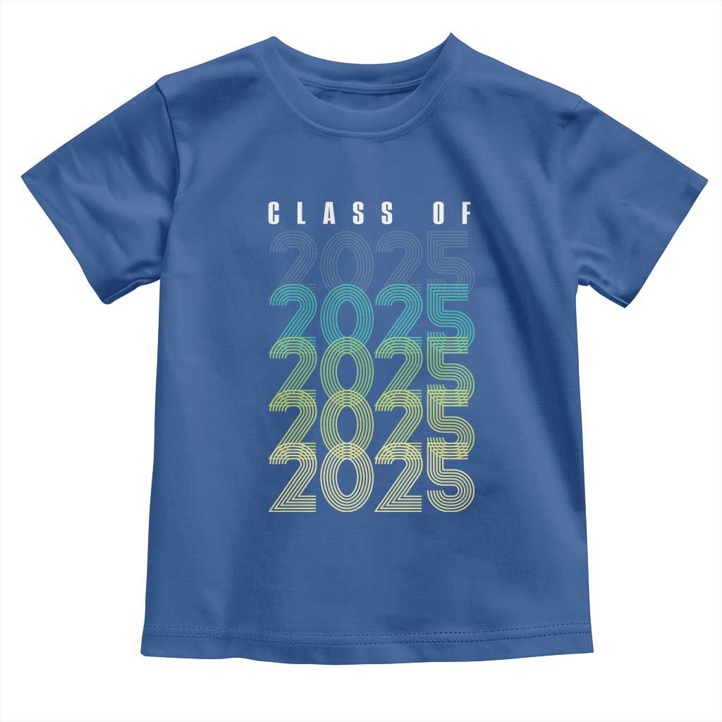 Graduation Toddler T Shirt Class Of 2025 Retro
