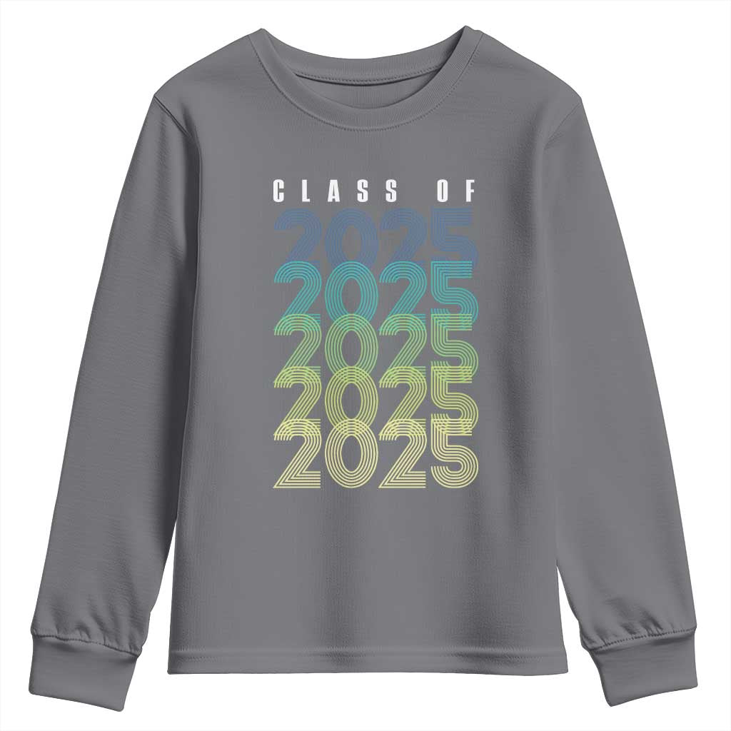 Graduation Youth Sweatshirt Class Of 2025 Retro