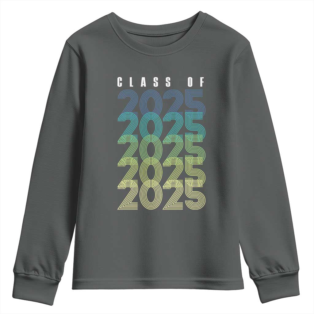 Graduation Youth Sweatshirt Class Of 2025 Retro