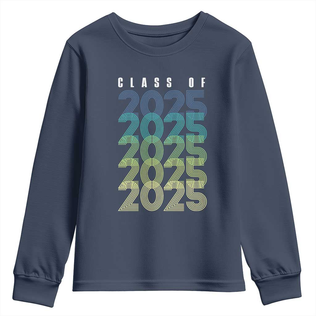 Graduation Youth Sweatshirt Class Of 2025 Retro