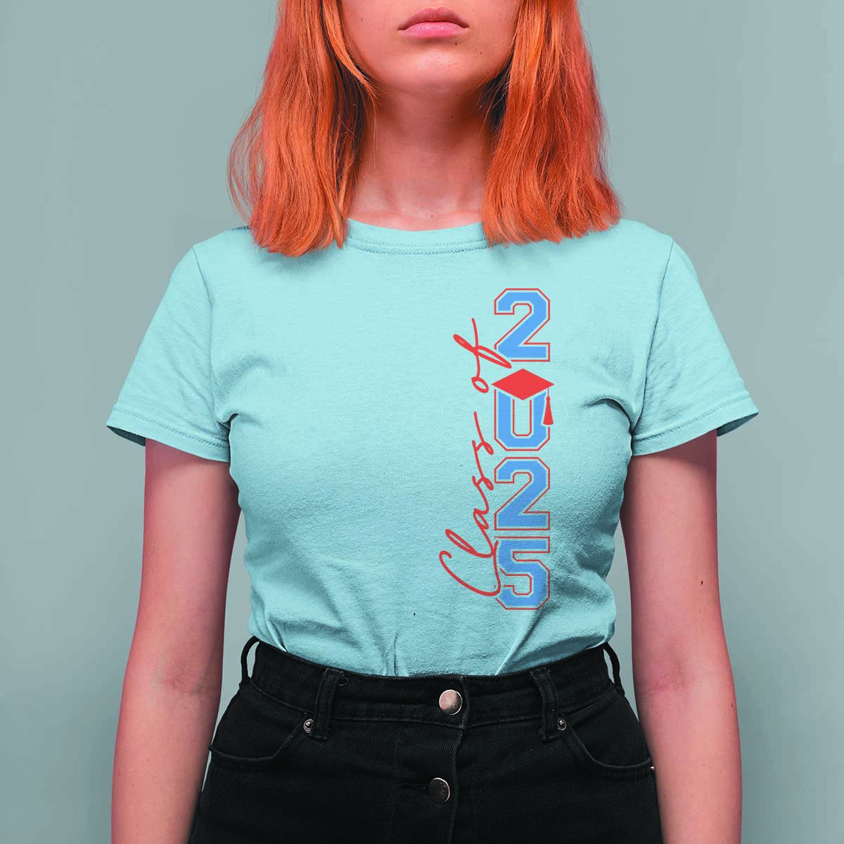 Graduation Class Of 2025 T Shirt For Women - Wonder Print Shop