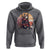 Japanese Samurai Cat Hoodie Floral Warrior Geisha Woman Tokyo Anime