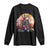 Japanese Samurai Cat Long Sleeve Shirt Floral Warrior Geisha Woman Tokyo Anime