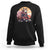 Japanese Samurai Cat Sweatshirt Floral Warrior Geisha Woman Tokyo Anime - Wonder Print Shop