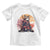 Japanese Samurai Cat Toddler T Shirt Floral Warrior Geisha Woman Tokyo Anime