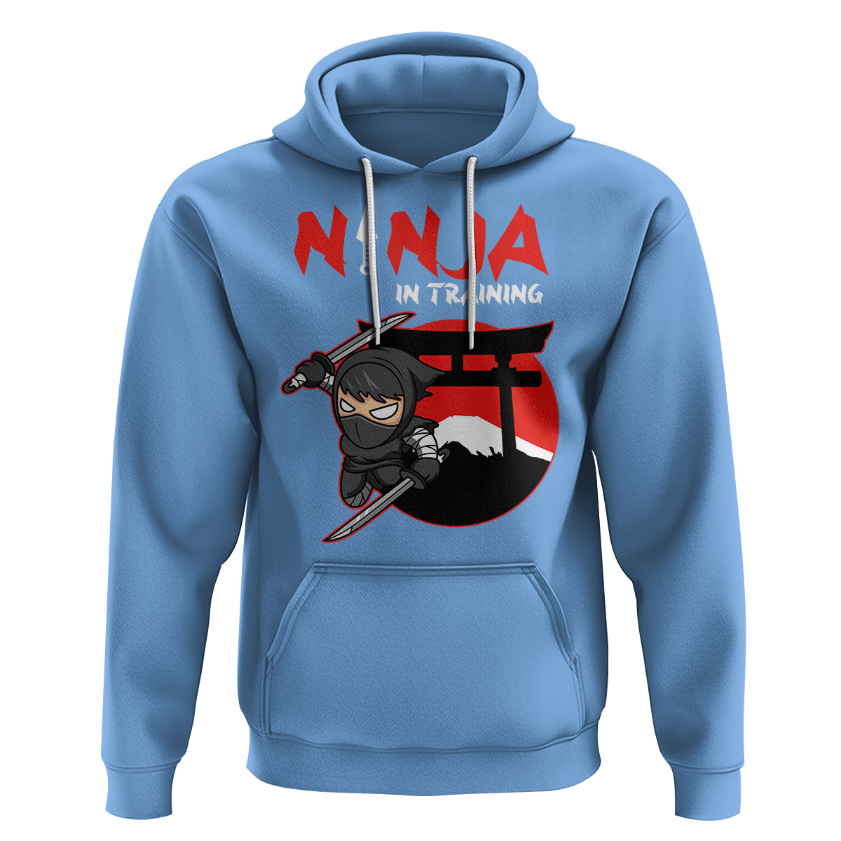 Ninja Hoodie In Training Cool Warrior Kids Boy Man Ninjutsu - Wonder Print Shop