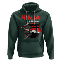 Ninja Hoodie In Training Cool Warrior Kids Boy Man Ninjutsu - Wonder Print Shop