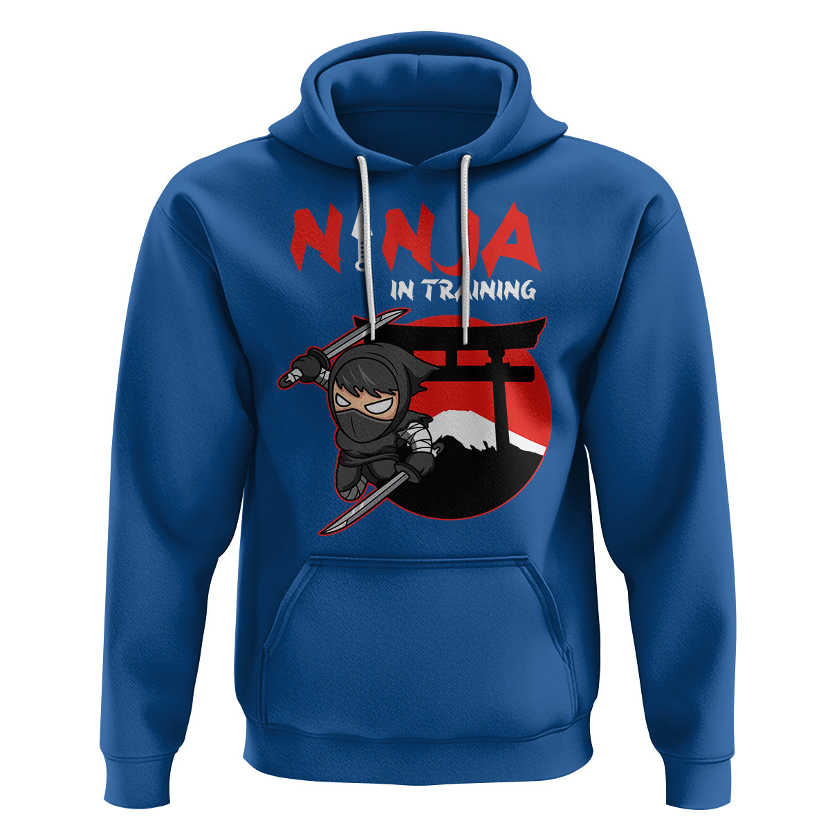Ninja Hoodie In Training Cool Warrior Kids Boy Man Ninjutsu - Wonder Print Shop